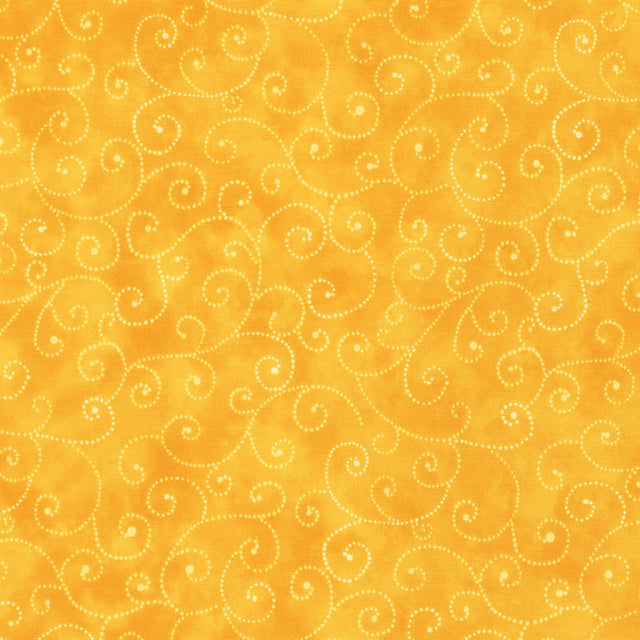 Moda Marble Swirls - Bright Yellow Yardage
