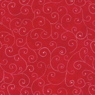 Moda Marble Swirls - Christmas Red Yardage