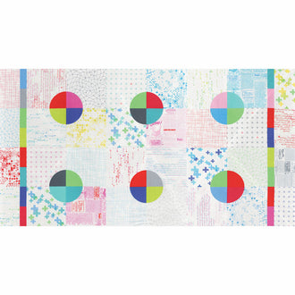 Modern Backgrounds Colorbox - Cheater Quilt White Panel
