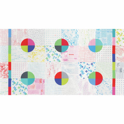 Modern Backgrounds Colorbox - Cheater Quilt White Panel
