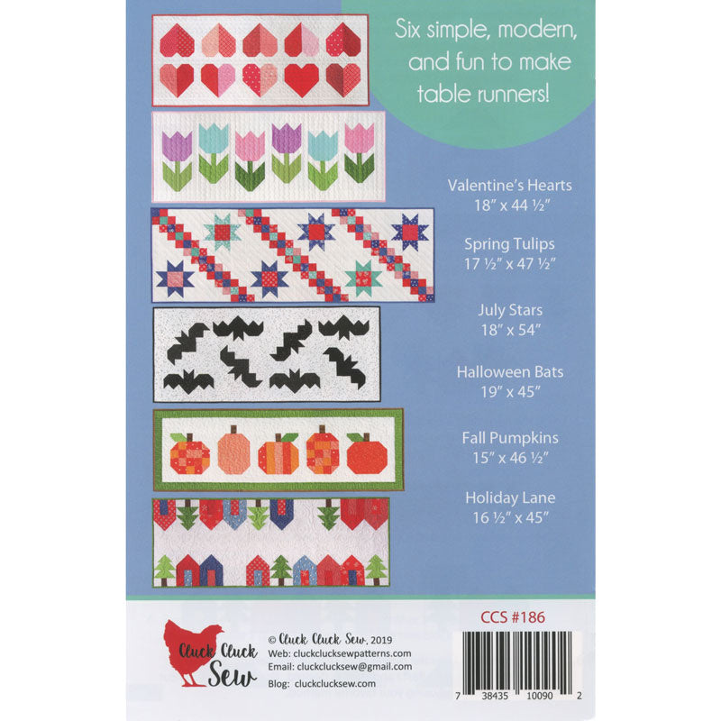 Modern Holiday Table Runners Pattern Alternative View #1