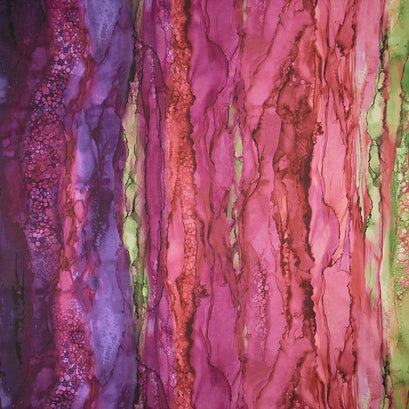 Modern Love - Bliss Ombre Wild Berry Digitally Printed Yardage