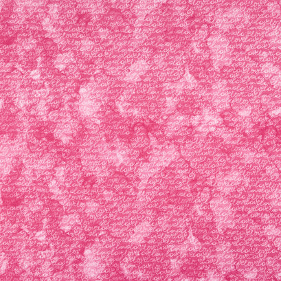 Modern Love - Directional Pink Digitally Printed Yardage