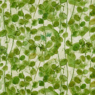 Modern Love - Leaves Green Digitally Printed Yardage