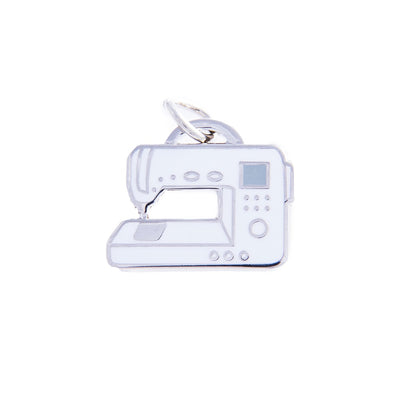 Modern Sewing Machine Charm by Pin Peddlers