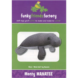 Monty the Manatee Funky Friends Factory Pattern Primary Image