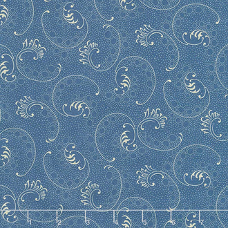 Mood in Blue - Blow Me a Kiss Blue Yardage
