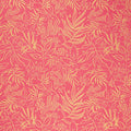 Moody Bloom - Leaf it to Me Fuchsia Metallic Yardage
