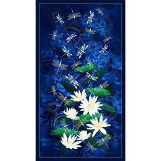 Moonlight Serenade - Dragonfly Indigo Metallic Panel