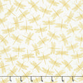 Moonlight Serenade - Dragonfly Serenade Cream Metallic Yardage