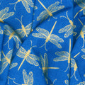 Moonlight Serenade - Dragonfly Serenade Royal Metallic Yardage