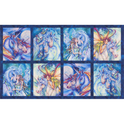 Morningmoon Unicorns - Unicorns Wild Digitally Printed Panel