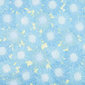 Murmur - Sunflower Turquoise Yardage