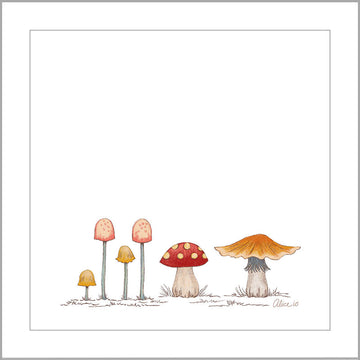 Mushrooms Quilt Labels