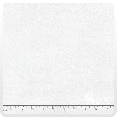 Muslin Mates - Swirls White Yardage