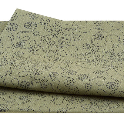 My Japanese Garden - Thread Zig Zag Green 2 Yard Cut