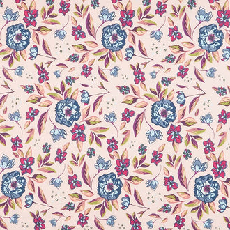 Mystical Land - Enchanted Flora Ablush Pink Yardage