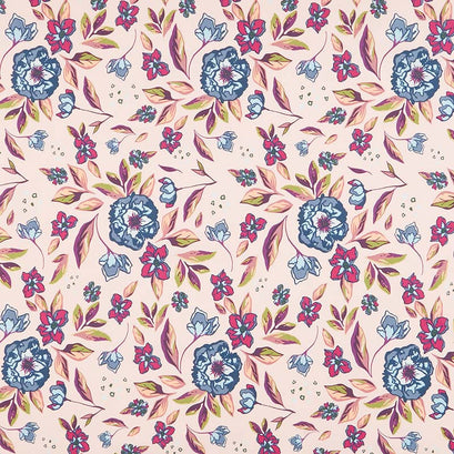 Mystical Land - Enchanted Flora Ablush Pink Yardage