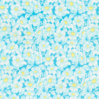 Nana Mae IV - Large Daisy Aqua Yardage