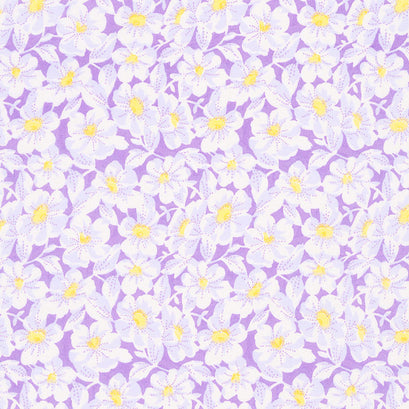Nana Mae IV - Large Daisy Purple Yardage