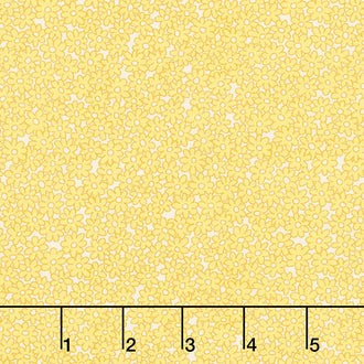 Nana Mae IV - Packed Monotone Daisy Yellow Yardage