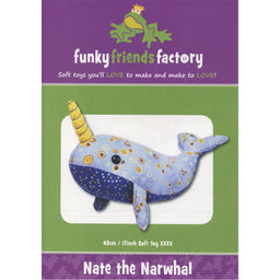 Nate the Narwhal Funky Friends Factory Pattern
