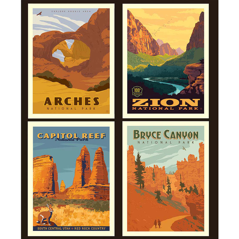 National Parks - Utah Pillow Panel Primary Image