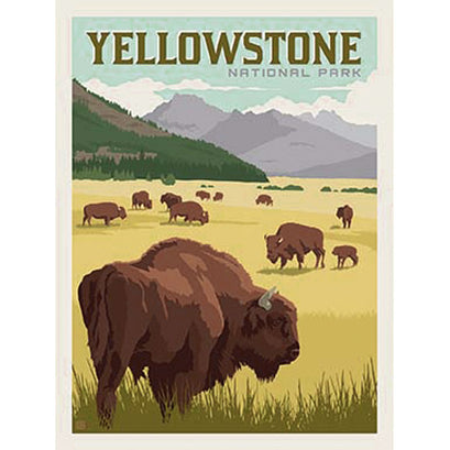 National Parks - Yellowstone Poster Panel