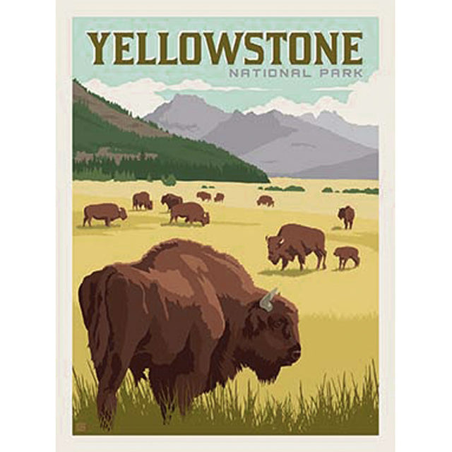 National Parks - Yellowstone Poster Panel Primary Image