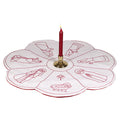 Nativity in the Round Redwork Table Topper Kit