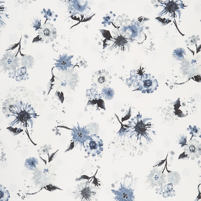 Natural Blooms - Flowers Dove Yardage