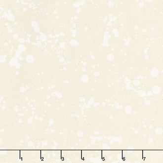 Natural Blooms - Splatter Snow Yardage