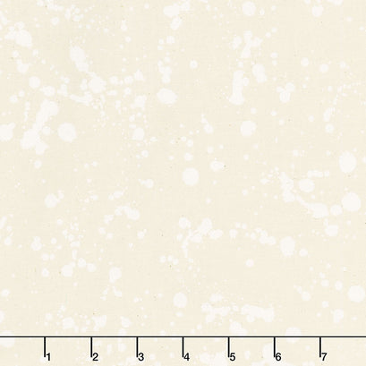 Natural Blooms - Splatter Snow Yardage