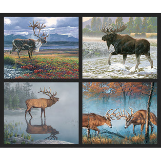 Nature's Finest - Wildlife Pillow Panel