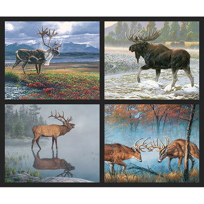 Nature's Finest - Wildlife Pillow Panel