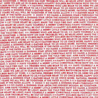 Naughty or Nice - Carols Snow Apple Yardage