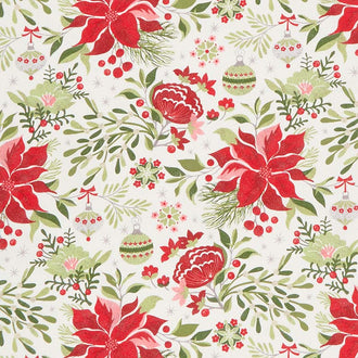 Naughty or Nice - Christmastide Snow Yardage