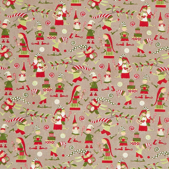 Naughty or Nice - Elfin Around Stone Yardage