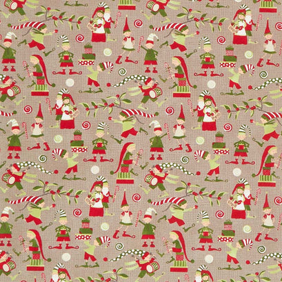 Naughty or Nice - Elfin Around Stone Yardage