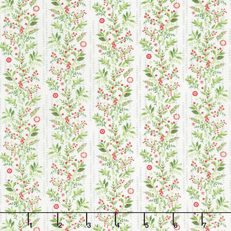 Naughty or Nice - Garland Snow Yardage