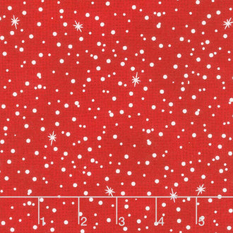 Naughty or Nice - Snowflurry Baked Apple Yardage