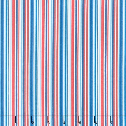 Nautical - Straight Stripe Multi Yardage