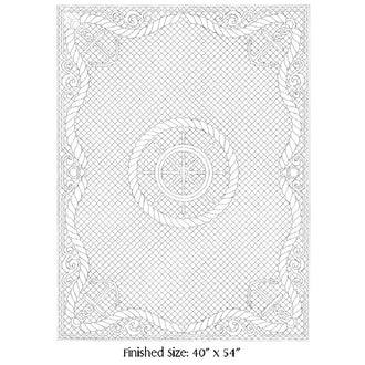 Nautical Wallhanging Wholecloth White Panel