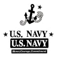 Navy Laser Silhouette Precut Fused Appliqué Pack