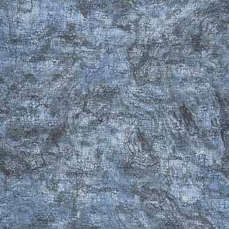 New Dawn - Elephant Texture Blue Digitally Printed Yardage