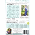 Night Garden Pajama Set Pattern