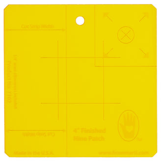 Nine Patch Ruler - 4"