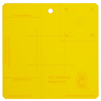 Nine Patch Ruler - 4 1/2"