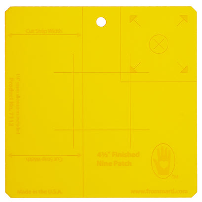 Nine Patch Ruler - 4 1/2"