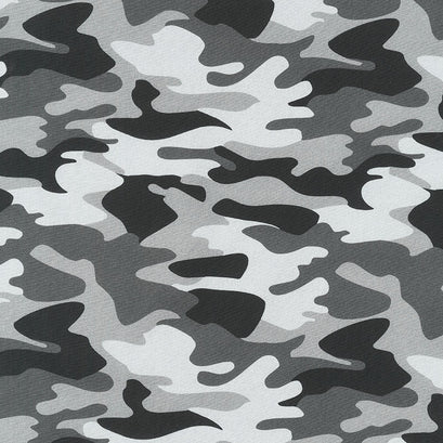Nobody Fights Alone - Camouflage Gray Yardage